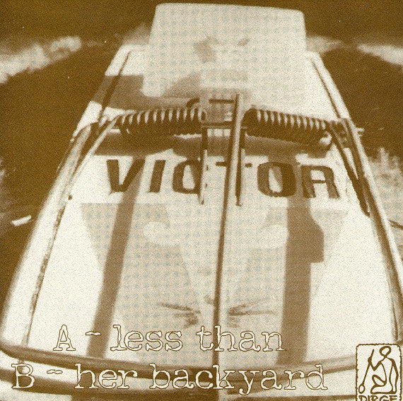 Gus (4) : Less Than / Her Backyard (7", Blu)