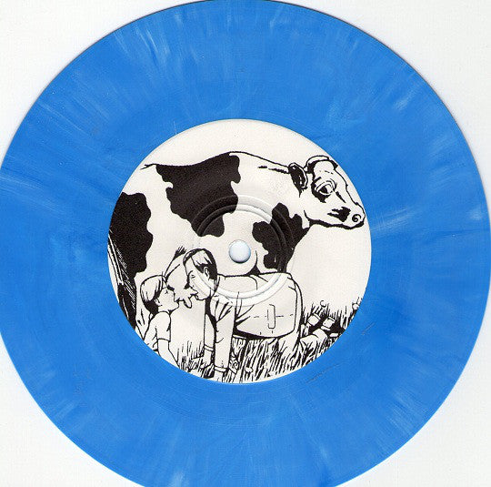 Gus (4) : Less Than / Her Backyard (7", Blu)