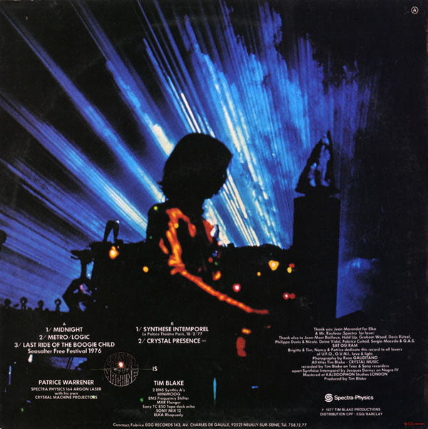 Tim Blake : Crystal Machine (LP, Album)