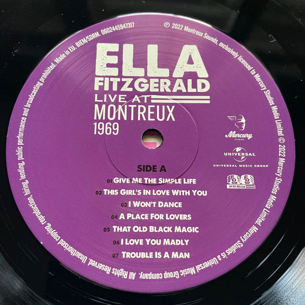 Ella Fitzgerald : Live At Montreux 1969 (LP, Album)