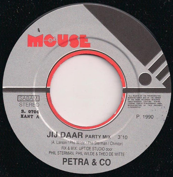 Petra & Co : Jij Daar ! (7", Single)