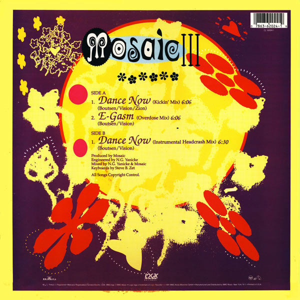 Mosaic III* Feat. Zion* : Dance Now (12")