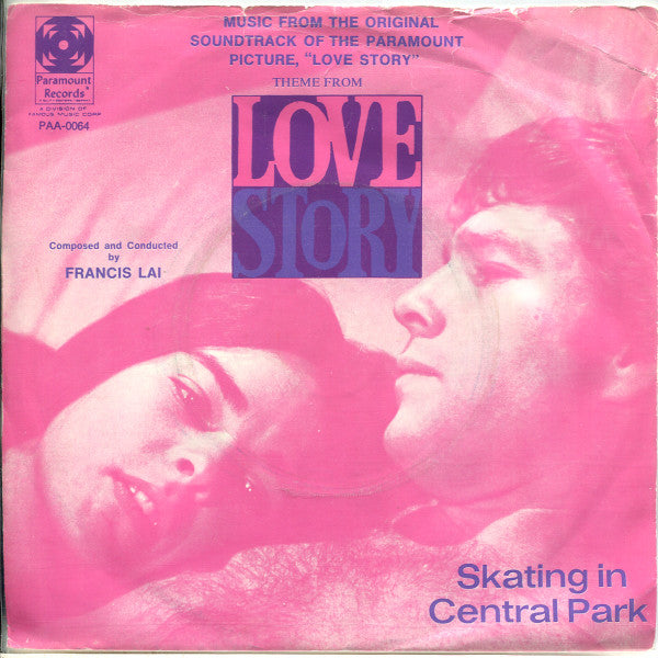 Francis Lai And His Orchestra : Theme From Love Story (7", Single)