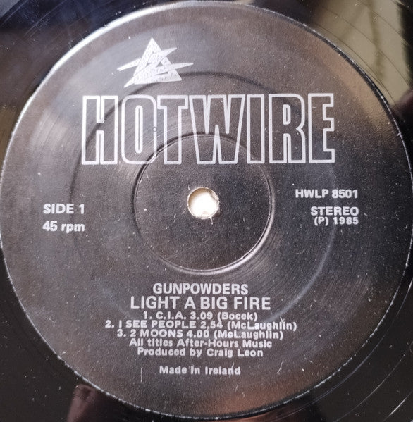 Light A Big Fire : Gunpowders (12", MiniAlbum)