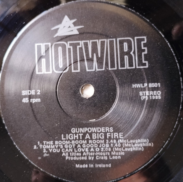 Light A Big Fire : Gunpowders (12", MiniAlbum)