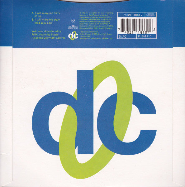 Felix : It Will Make Me Crazy (7", Single)