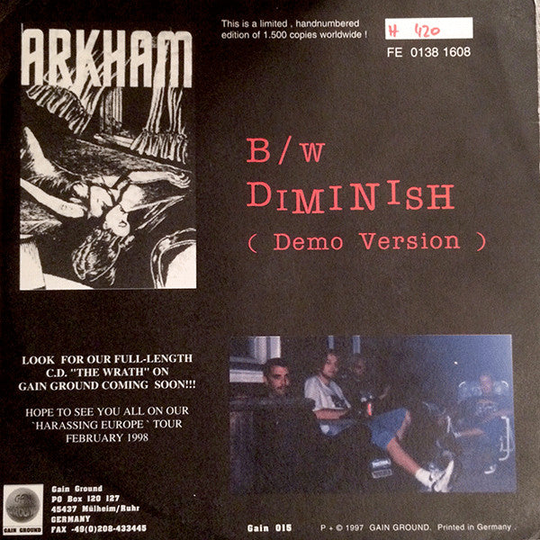 Arkham 13 : Born With Scars (7", Ltd, Num)