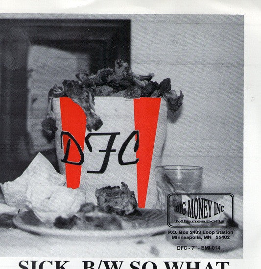 DFC (3) : Sick (7", Single, Whi)