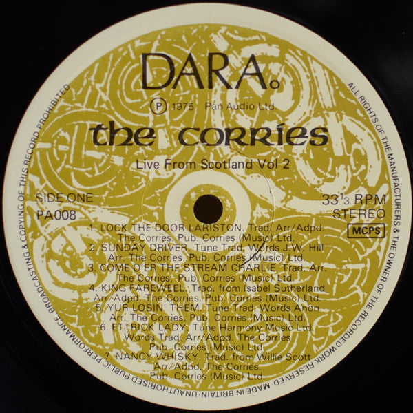 The Corries : Live From Scotland Volume 2 (LP)