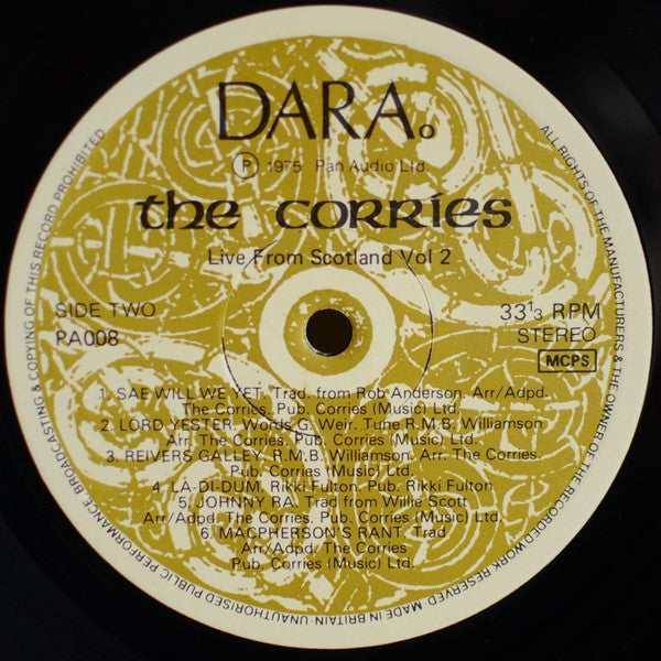 The Corries : Live From Scotland Volume 2 (LP)