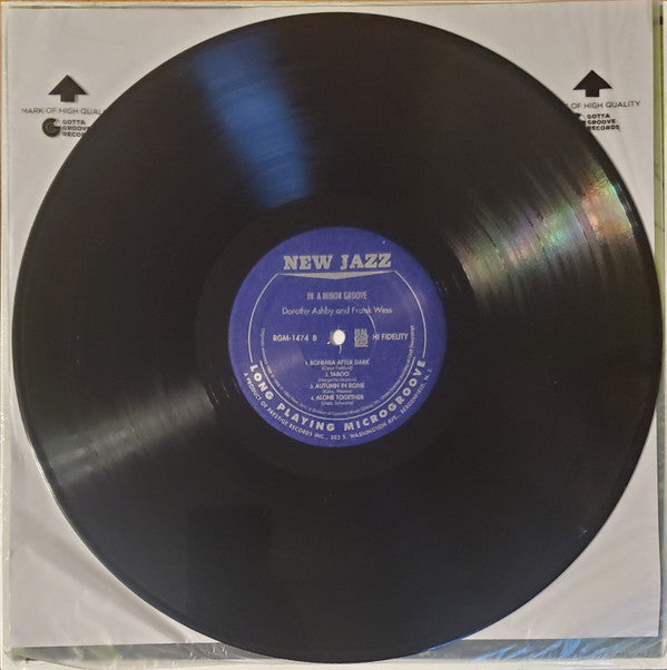 Dorothy Ashby And Frank Wess : In A Minor Groove (LP, Album, Mono, RE, RP)