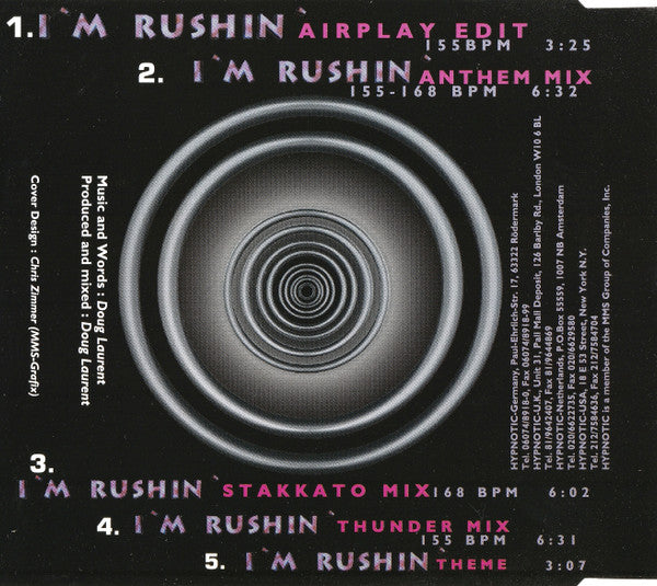 Doug Laurent : I'm Rushin' (CD, Maxi)
