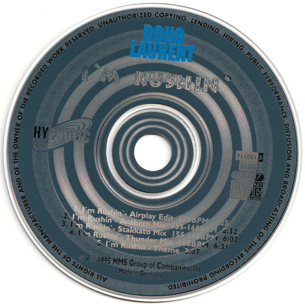 Doug Laurent : I'm Rushin' (CD, Maxi)