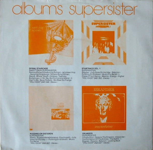 Supersister (2) Featuring Los Alegres : Coconut Woman (7", Single)