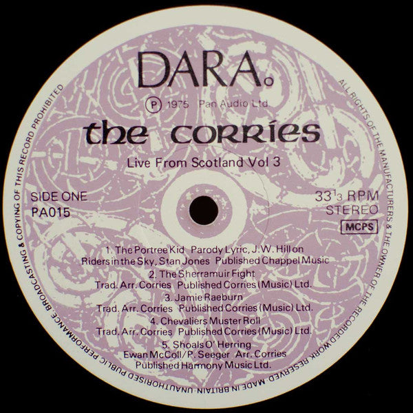 The Corries : Live From Scotland Volume 3 (LP, Album)