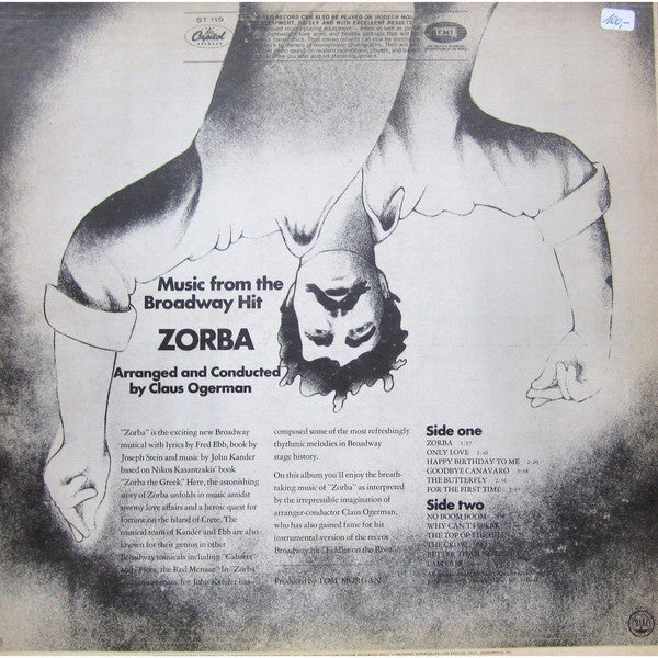 Claus Ogerman : Musik From The Broadway Hit - Zorba (LP)