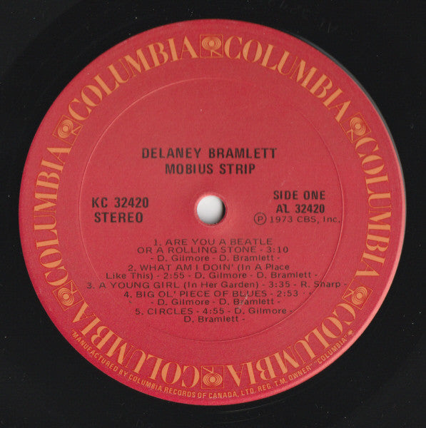 Delaney Bramlett : Mobius Strip (LP, Album)
