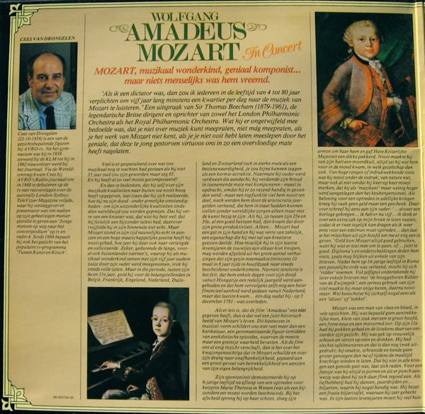 Wolfgang Amadeus Mozart : Mozart In Concert (LP, Comp, Gat)