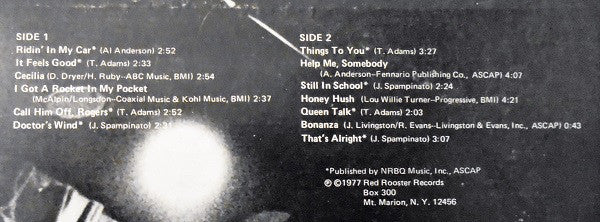 NRBQ : All Hopped Up (LP, Album)