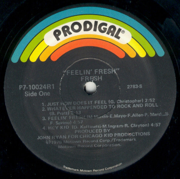 Fresh (19) : Feelin' Fresh (LP, Album)