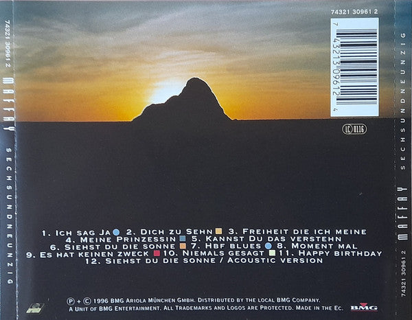 Peter Maffay : Sechsundneunzig (CD, Album)