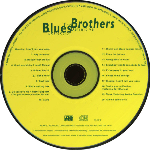 The Blues Brothers : The Definitive Collection (CD, Comp)
