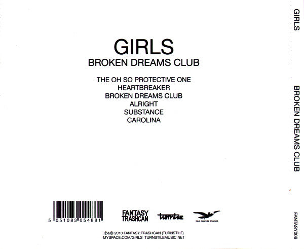 Girls (5) : Broken Dreams Club (CD, EP)