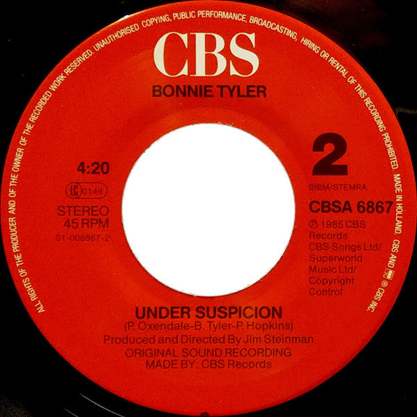 Bonnie Tyler : If You Were A Woman (And I Was A Man) (7", Single)