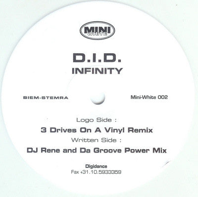 D.I.D. (2) : Infinity (10", Whi)