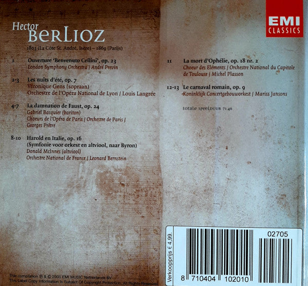 Hector Berlioz : Hector Berlioz (CD, Comp)