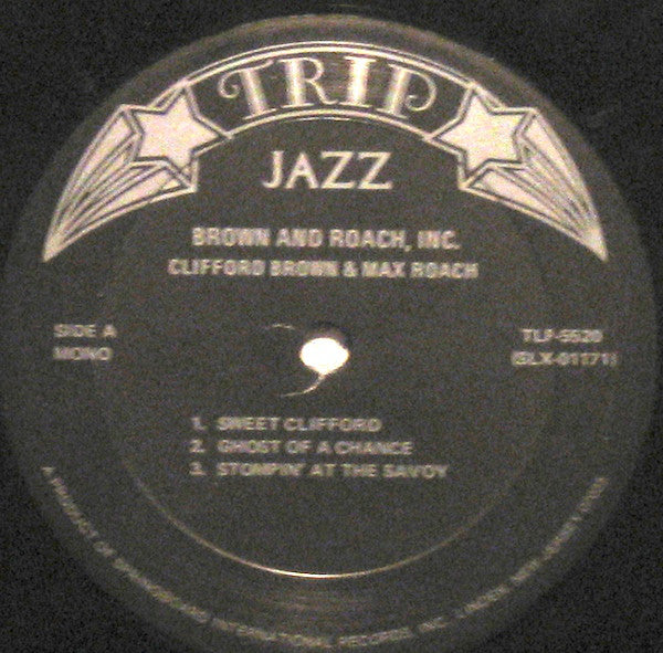 Clifford Brown And Max Roach : Brown & Roach Inc. - 1954 (LP, Album, Mono, RE)