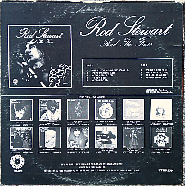 Rod Stewart And The Faces (3) : Rod Stewart And The Faces (LP, Comp)