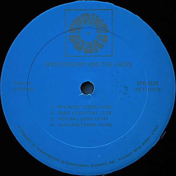 Rod Stewart And The Faces (3) : Rod Stewart And The Faces (LP, Comp)
