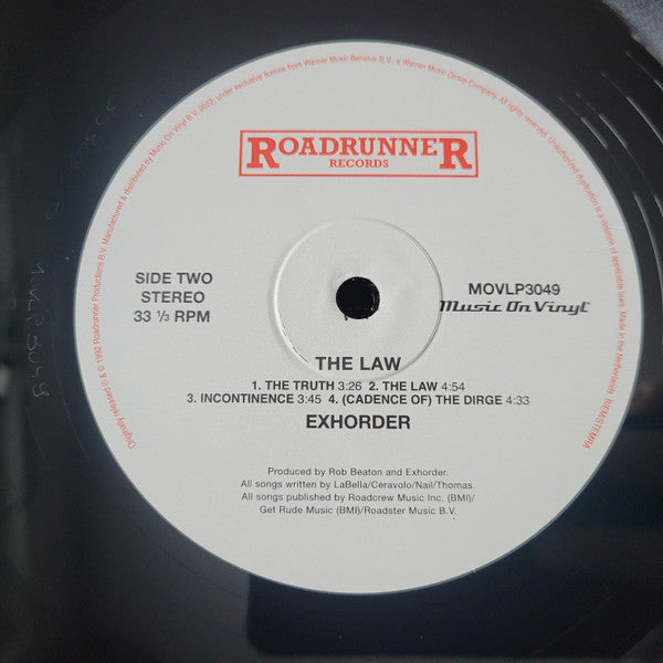Exhorder : The Law (LP, Album, RE)