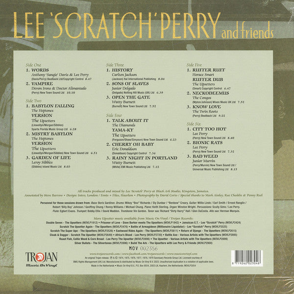 Lee Perry & Friends : Open The Gate (3xLP, Comp, Ltd, Num, RE, RM, Ora)