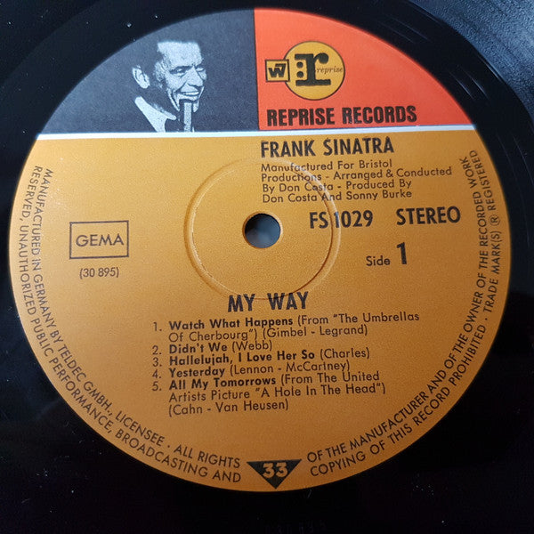 Frank Sinatra : My Way (LP, Album)