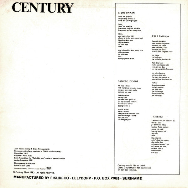 Century (6) : Gi Joe Wawan (12", Maxi)