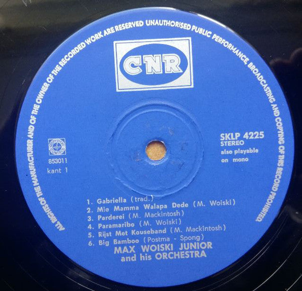 Max Woiski Junior* : Max Woiski Junior At The Tropicana, Amsterdam (LP)