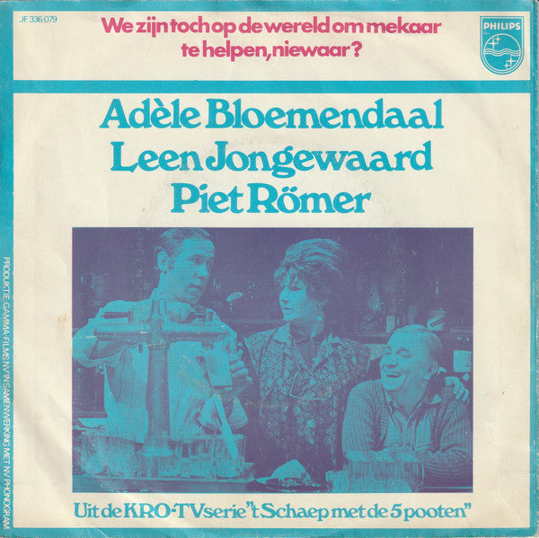 Adèle Bloemendaal : Lena Is Weer Bezig (7", Single, Mono, Blu)
