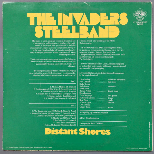 The Invaders Steelband : Distant Shores (LP, Album)