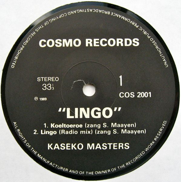 The Kaseko Masters : Lingo (12")