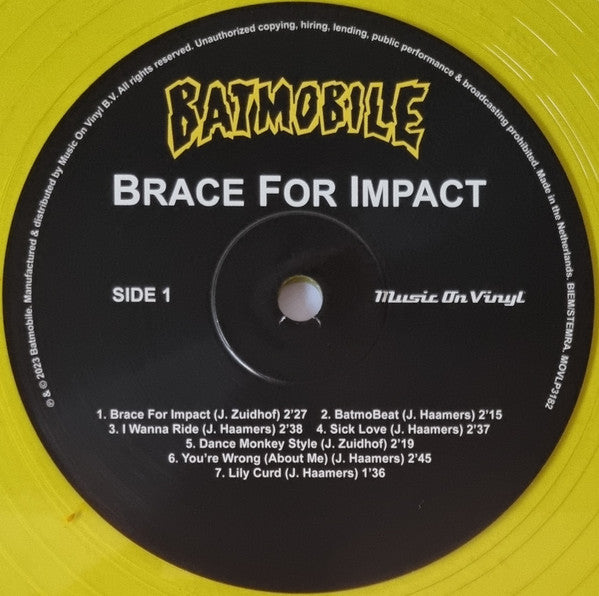 Batmobile : Brace For Impact (LP, Album, Ltd, Num, Yel)