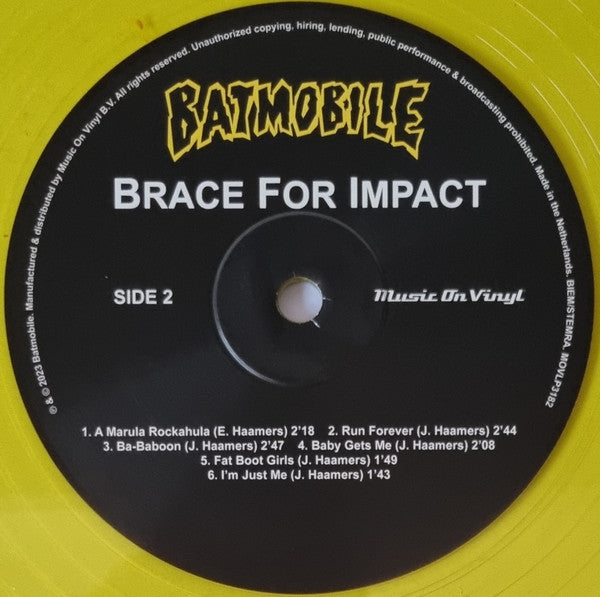 Batmobile : Brace For Impact (LP, Album, Ltd, Num, Yel)