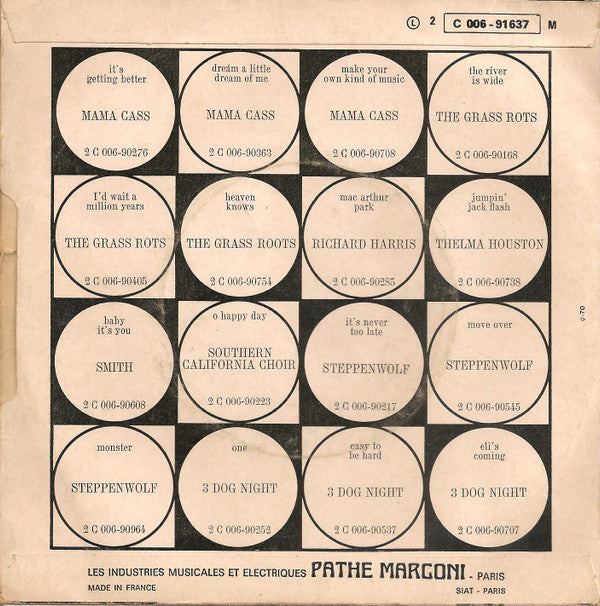 Three Dog Night : Mama Told Me (Not To Come) / It Ain't Easy (7", Single)