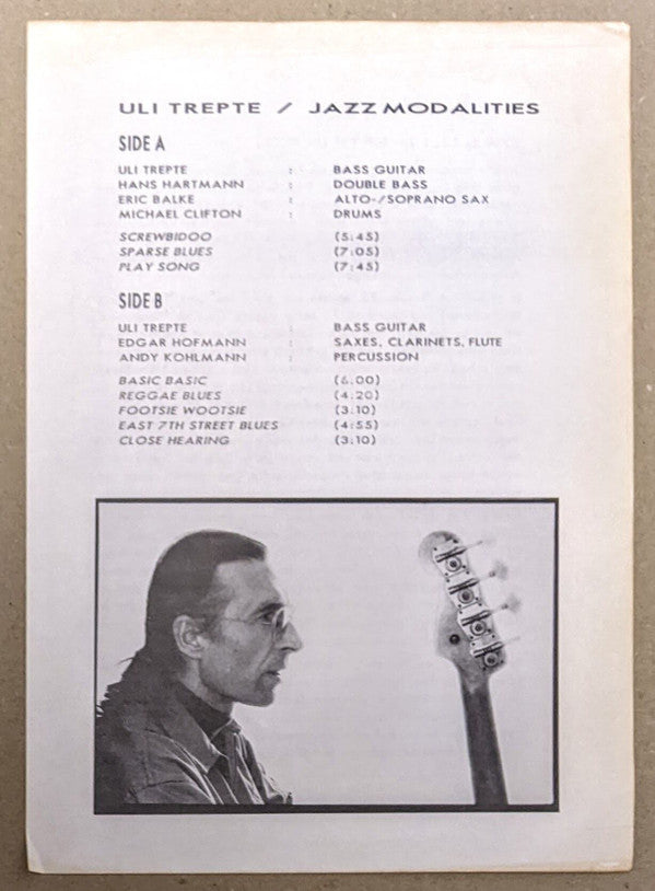 Uli Trepte : Jazz Modalities (LP, Album)