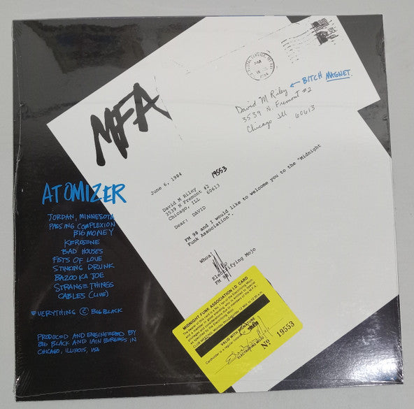 Big Black : Atomizer (LP, Album, RE, RM, 180)
