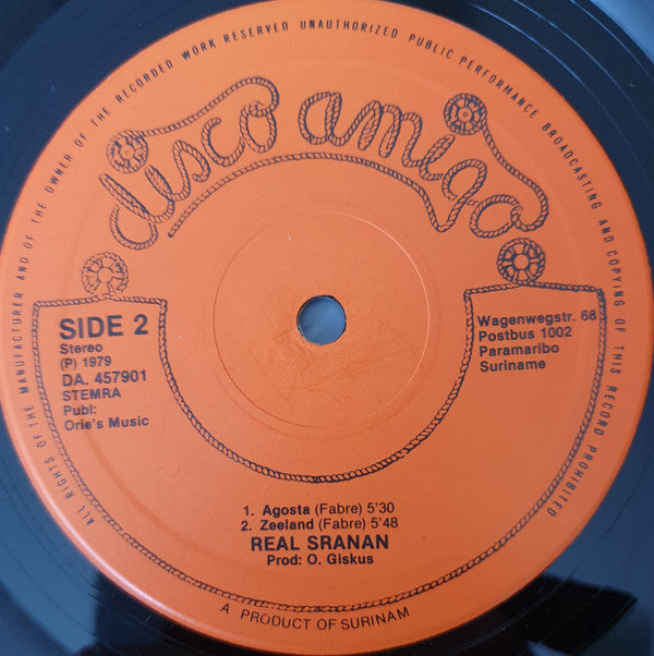 Real Sranang : Torie (12", Maxi)