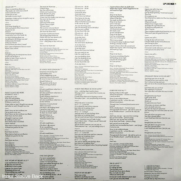 Bonnie Bianco : True Love, Lory (LP, Album)