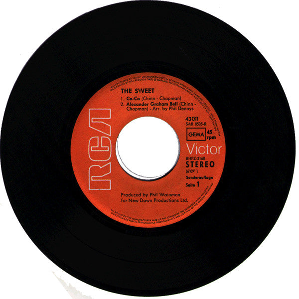 The Sweet : The Sweet EP (7", EP, S/Edition)