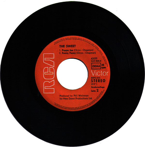 The Sweet : The Sweet EP (7", EP, S/Edition)